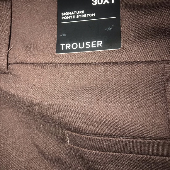 TORRID- STUDIO SIGNATURE PREMIUM PONTE STRETCH TROUSER - BROWN 30 XT - Picture 5 of 5